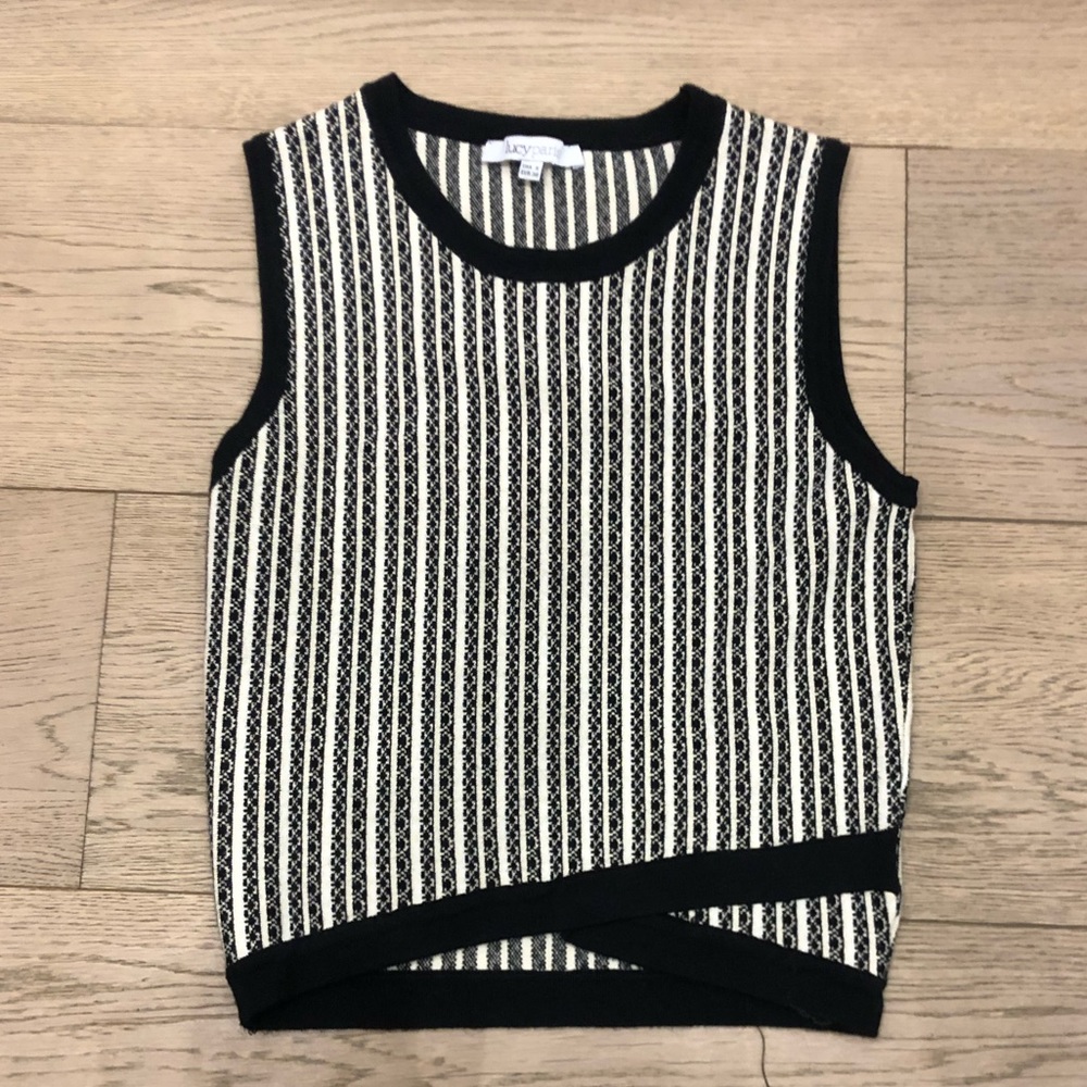 Cropped sleeveless sweater Lucy Paris size s